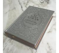 Le Saint Coran Rainbow (Arc-en-ciel) - Français-Arabe avec transcription Phonétique - Argenté - Edition de luxe (Couverture Cuir argentée)