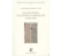 Le Sanctoral Du Lectionnaire De L'office Dominicain (1254 - 1256)
