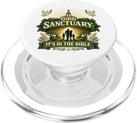 Le sanctuaire, C'est dans la Bible, la Foi, l'immigration PopSockets PopGrip pour MagSafe