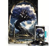 Le Sanctuaire de la Fleur Oubliée Puzzle de 1000 pièces pour Adultes Jeu de logique mentale Soulagement des tensions Découpe Ferme 38x26cm