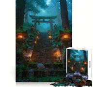 Le sanctuaire oublié Puzzle pour Adolescents 1000 pièces Stimule la mémoire Activité à Domicile Motif à Assembler 50x75cm