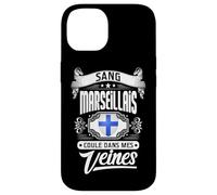 LE SANG MARSEILLAIS COULE DANS MES VEINES - FIERTÉ RÉGIONALE Coque pour iPhone 14
