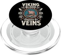 Le Sang Viking coule à Travers Mes veines Mythologie Nordique Valhalla PopSockets PopGrip pour MagSafe