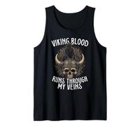 Le Sang Viking coule à Travers Mes veines Vikings Nordiques Débardeur