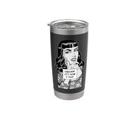 Le sarcasme, c'est comme ça que j'embrasse une fille pop art rétro vintage sarcastique Gobelet isotherme en acier inoxydable double paroi