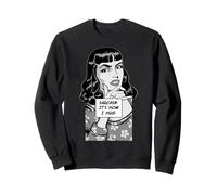 Le Sarcasme, C'est comme ça Que j'embrasse Une Fille Pop Art rétro Vintage Sarcastique Sweatshirt