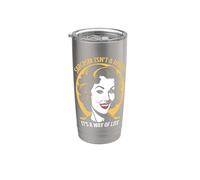 Le sarcasme n'est pas un hobby rétro pop art drôle femme sarcastique Gobelet isotherme en acier inoxydable double paroi