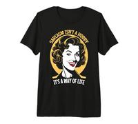 Le Sarcasme n'est Pas Un Hobby rétro Pop Art drôle Femme Sarcastique T-Shirt Haut de Gamme