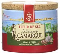 Le Saunier de Camargue Fleur de Sel Ail/Persil Boîte Ronde 125 g