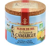 Le Saunier de Camargue Fleur de Sel Citron Thym 125g