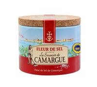 LE SAUNIER DE CAMARGUE Fleur de Sel de Camargue 125g - Récolte à la Main en Boîte Ronde - Lot de 3