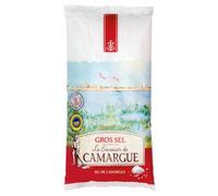 LE SAUNIER DE CAMARGUE - Sel de Mer Authentique en Gros Cristaux, Goût Naturel et Pur, 1 kg - Lot de 4