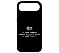 Le saviez-Vous Si Vous changez 4 Lettres à Marc ca Fait Bite Coque pour iPhone Air