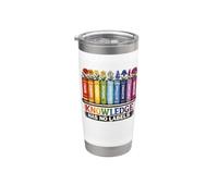 Le savoir n'a pas de label Rainbow Books Education Pride Gobelet isotherme en acier inoxydable double paroi