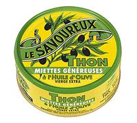 Le Savoureux Miettes de Thon à l'Huile d'Olive Extra Vierge Miettes Généreuses, 160g