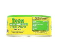 LE SAVOUREUX - Miettes généreuses de thon à l'huile d'olive vierge extra, 160g - Lot de 3