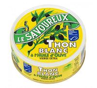 LE SAVOUREUX - Thon Blanc À L'Huile D'Olive Vierge Extra 160G - Lot De 3 - livraison offerte