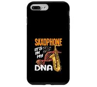 Le Saxophone dans Mon ADN Hobby Saxophoniste Amateur de Saxophones Coque pour iPhone 7 Plus/8 Plus