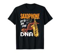 Le Saxophone dans Mon ADN Hobby Saxophoniste Amateur de Saxophones T-Shirt