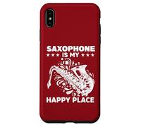 Le Saxophone est Mon Lieu de Bonheur Coque pour iPhone XS Max
