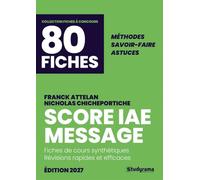 Le score IAE message en 80 fiches