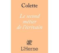 Le Second Métier De L'écrivain