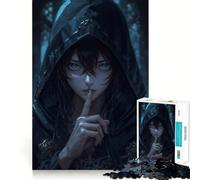 Le Secret de la Forêt︰ Un Murmure dans Le Noir Puzzle 1000 Pièces pour Adultes Jeu Intelligent Jeu d'Intérieur Découpe Précise Joli Cadeau 50x75cm