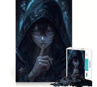 Le Secret de la Forêt︰ Un Murmure dans Le Noir Puzzles pour Adultes 1000 Pièces Jeu de Défi Cérébral Apaisement Esprit Collection d'art Découpé 38x52cm