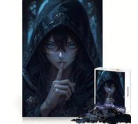 Le Secret de la Forêt︰ Un Murmure dans Le Noir Puzzles pour Adultes 1000 Pièces Jeu de Défi Cérébral Apaisement Esprit Collection d'art Découpé 38x52cm