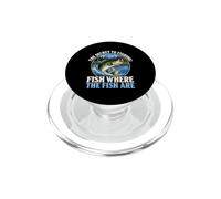 Le Secret de la pêche où Les Poissons sont pêcheurs PopSockets PopGrip pour MagSafe