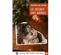 Le secret des meres Grands caractères, édition accessible pour les malvoyants - Sophie De Baere - Voir De Pres - broché - Roman