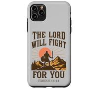 Le Seigneur combattra pour toi - Exode 14:14 Retro Coque pour iPhone 11 Pro Max