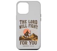 Le Seigneur combattra pour toi - Exode 14:14 Retro Coque pour iPhone 12 Pro Max