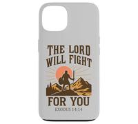 Le Seigneur combattra pour toi - Exode 14:14 Retro Coque pour iPhone 13