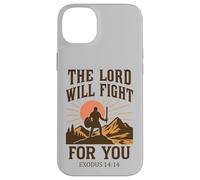 Le Seigneur combattra pour toi - Exode 14:14 Retro Coque pour iPhone 14 Plus