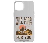 Le Seigneur combattra pour toi - Exode 14:14 Retro Coque pour iPhone 15 Plus