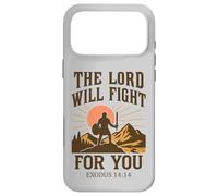 Le Seigneur combattra pour toi - Exode 14:14 Retro Coque pour iPhone 17 Pro Max