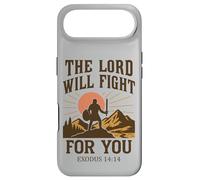 Le Seigneur combattra pour toi - Exode 14:14 Retro Coque pour iPhone Air