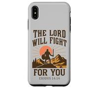 Le Seigneur combattra pour toi - Exode 14:14 Retro Coque pour iPhone XS Max
