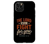 Le Seigneur combattra pour toi Exode 14 14 - Vintage Christian Coque pour iPhone 11 Pro