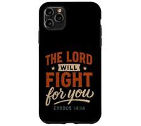 Le Seigneur combattra pour toi Exode 14 14 - Vintage Christian Coque pour iPhone 11 Pro Max