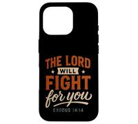 Le Seigneur combattra pour toi Exode 14 14 - Vintage Christian Coque pour iPhone 16 Pro