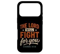Le Seigneur combattra pour toi Exode 14 14 - Vintage Christian Coque pour iPhone 17 Pro