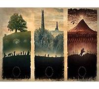 Le Seigneur des Anneaux Adulte Puzzles 1000 pièces Classique Puzzle Jouet Bricolage Kit Cadeau Unique décor à la Maison