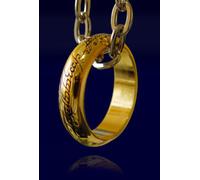 Le Seigneur des Anneaux Anneau Unique plaqué or et chaine Lord of The Ring 13548