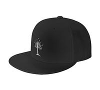 Le Seigneur des Anneaux Arbre du Gondor Casquette de baseball à bord plat Hommes Femmes Hip Hop Chapeaux, Noir , taille unique