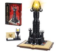 Le Seigneur des Anneaux, Blocs de construction, Jouet, Architecture, Tour Sombre, Livre Magique, Jeu de Construction Meilleur Cadeau pour 12 Enfants, Filles ou Adultes (Compatible avec Lego)