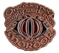 WETA Workshop - Le Seigneur des Anneaux Trilogie - One Does Not Simply Walk Into Mordor Broche en émail