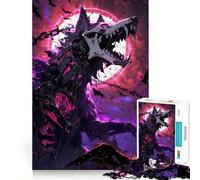 Le Seigneur des Loups Puzzle de 1000 pièces pour Adolescents Jeu de réflexion et d'entraînement cérébral Atelier d'écriture et de Construction Cadeau attentionné 38x52cm