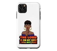 Le Seigneur est de Mon côté, Je n'aurai Pas Peur de la mélanine, Femme Noire Coque pour iPhone 11 Pro Max